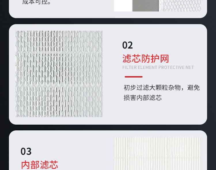 凈化設(shè)備配件-無(wú)隔板320型高效過濾器