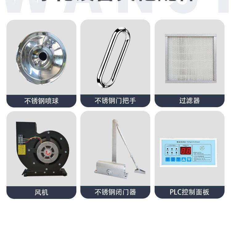 風淋室設備配件-指針壓差表盒