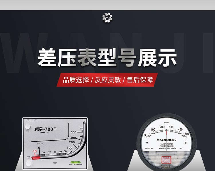 風淋室設備配件-指針壓差表盒